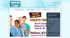 Desktop Screenshot of centremedicbadalona.com
