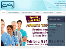Tablet Screenshot of centremedicbadalona.com